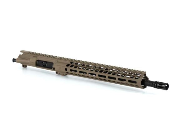 Ghost Firearms Elite 16″ 5.56 NATO Rifle Upper (No BCG, No Charging Handle) - Flat Dark Earth FDE