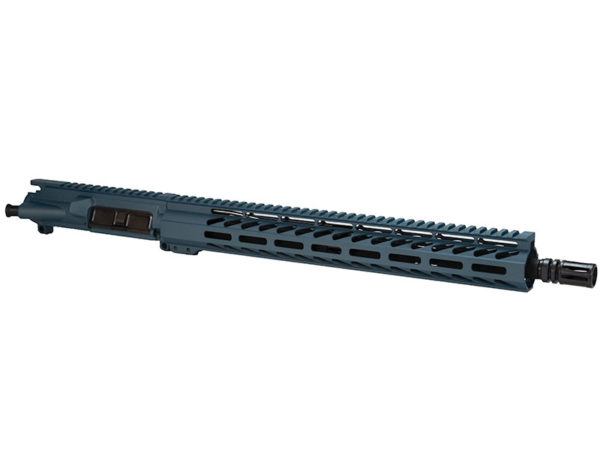 Titanium Blue Cerakote 16" Rifle Upper with 15 Slim M Lok Handguard