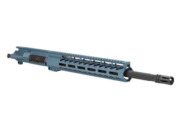Titanium Blue 556 223 Rifle Upper 12 M Lok Handguard