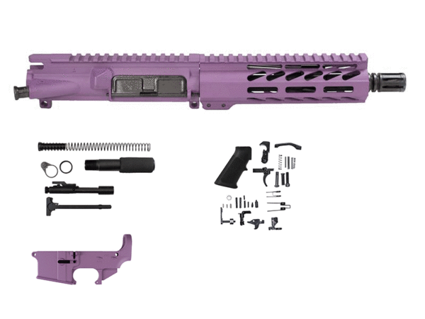 Purple Pistol 7 inch kit with lower