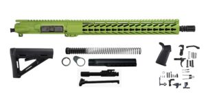 zombie green 5.56 rifle kit with keymod rail