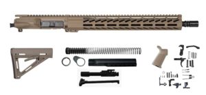 flat dark earth 5.56 rifle kit no lower