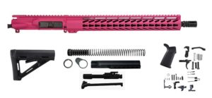 pink ar-15 rifle kit no lower receiver