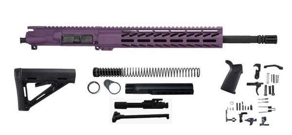 AR-15 Purple 16" Kit 12" M-Lok