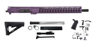 16" Purple AR15 Rifle Kit