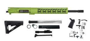 zombie green ar 15 rifle kit
